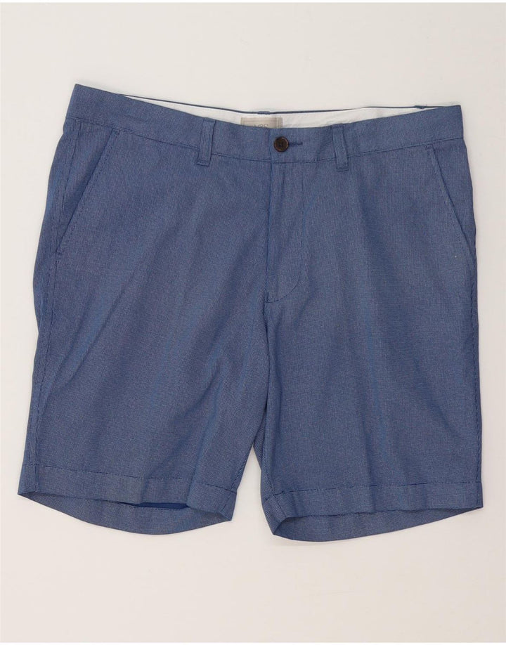 Marks & Spencer Herre Chino Shorts W34 Large Blue Cotton