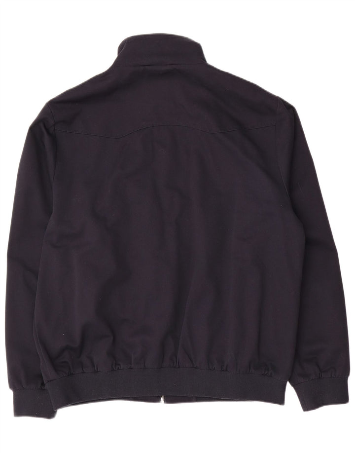 Merc Herre Bomber Jacket UK 42 XL Navy Blue Cotton