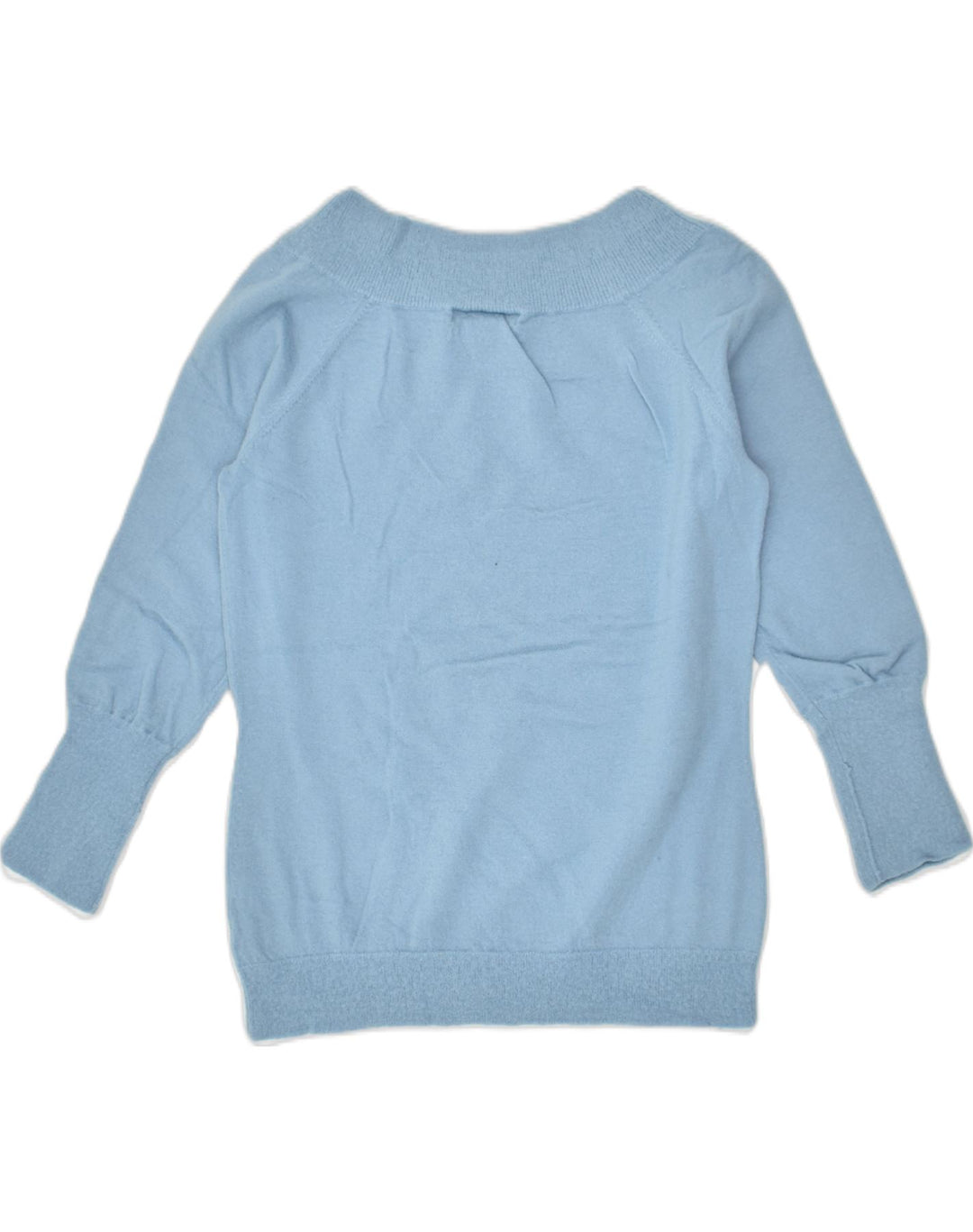 BANANA REPUBLIC Womens Boat Neck Jumper Sweater UK 10 Small Blue | Vintage Banana Republic | Thrift | Second-Hand Banana Republic | Used Clothing | Messina Hembry 