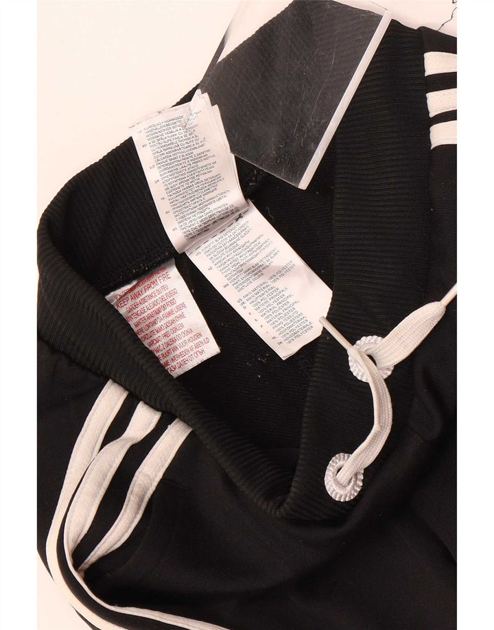 Adidas Drenge Træningsdragt Bukser Joggers 7-8 År Sort Polyester