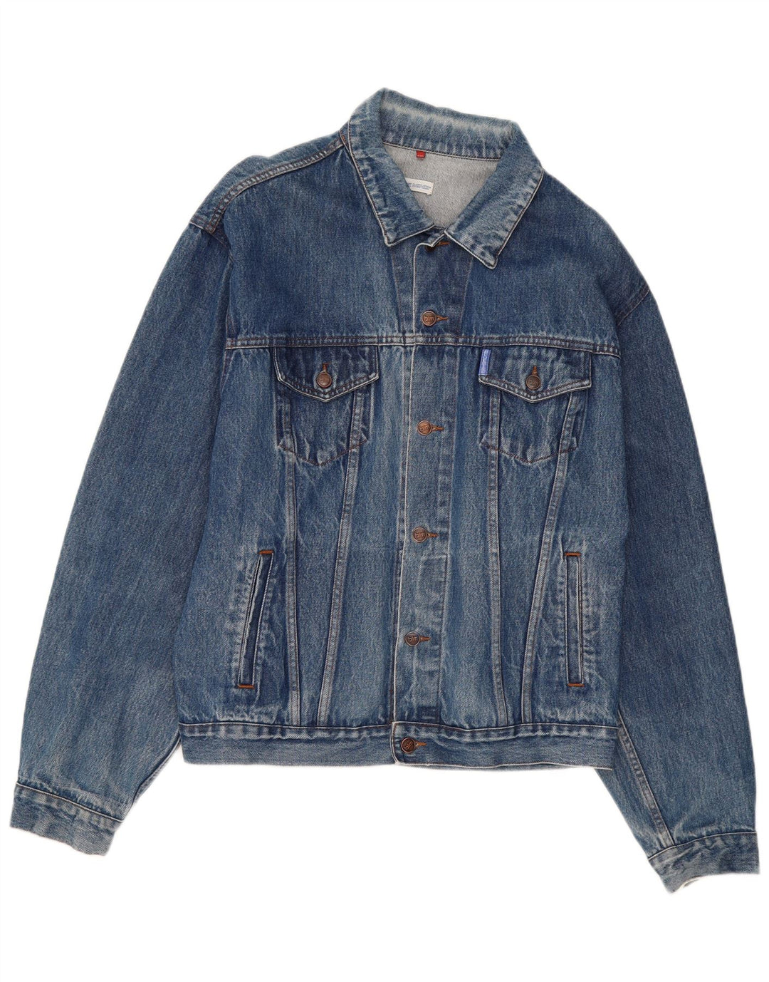 Vintage Herre denimjakke UK 44 2XL Blå Bomuld