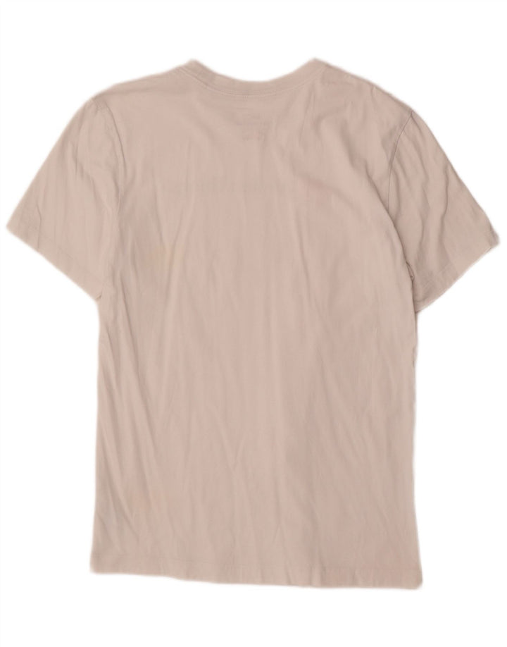 Nike grafisk t-shirt til mænd, medium hvid bomuld