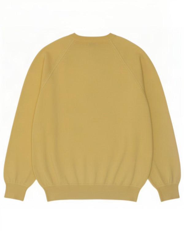 Trussardi Herre sweater med rund hals 2XL gul