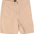 LEE Womens Casual Shorts US 10 Large W32 Beige Cotton | Vintage Lee | Thrift | Second-Hand Lee | Used Clothing | Messina Hembry 