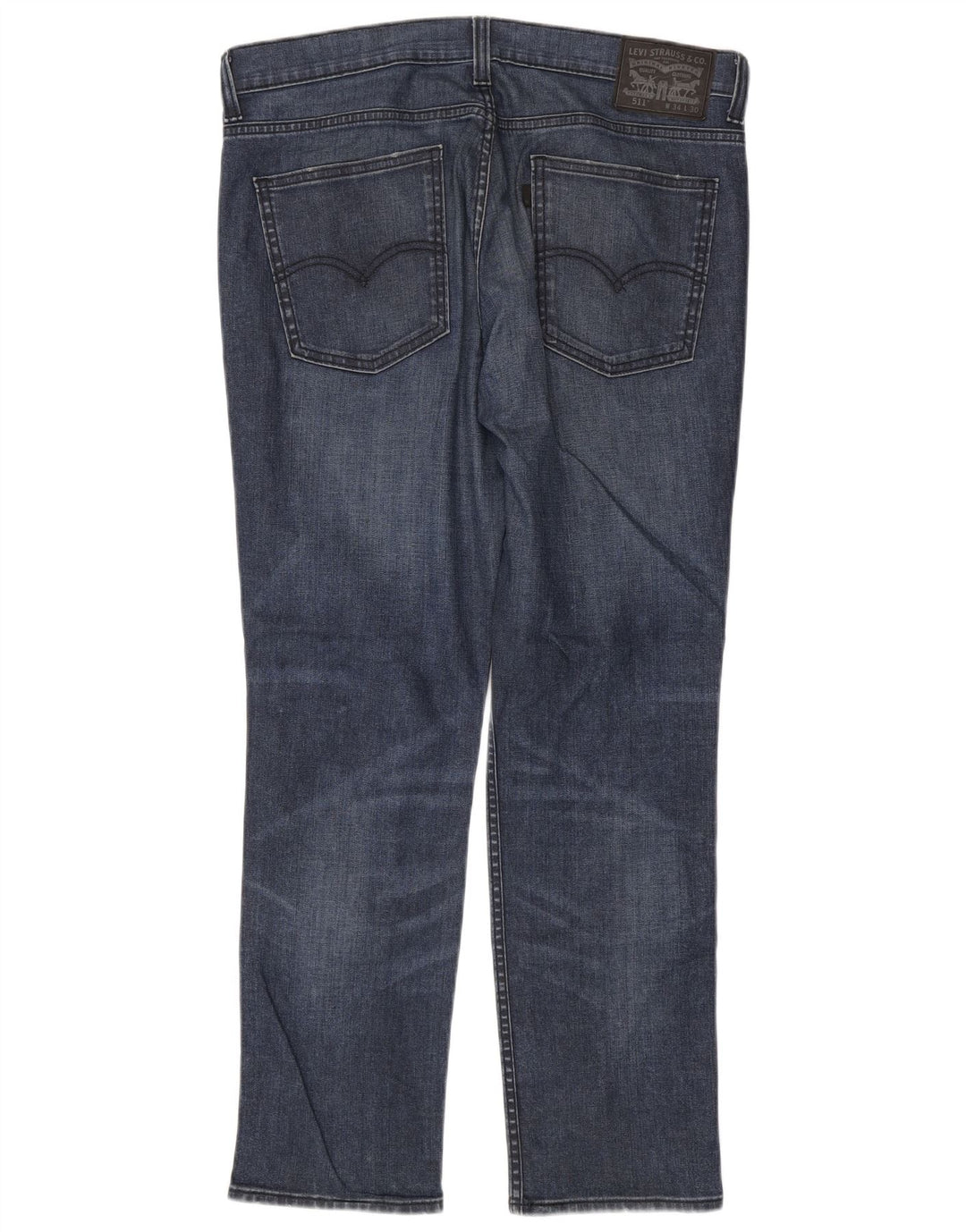 Levi's Herre 511 Slim Jeans W34 L30 Blå Bomuld