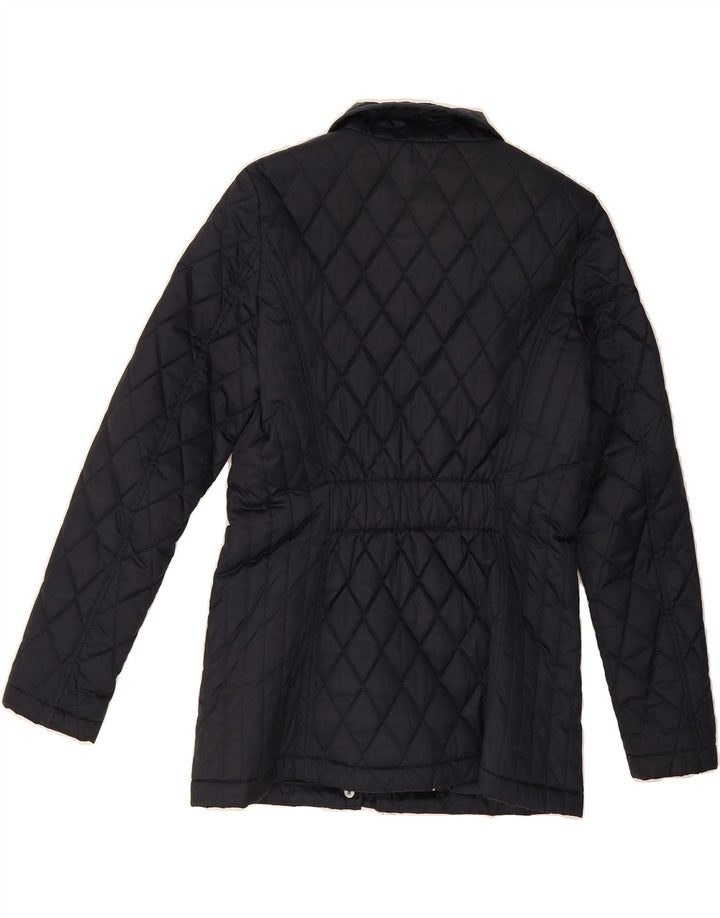 NAUTICA Womens Quilted Jacket UK 10 Small Navy Blue Polyester Vintage Nautica and Second-Hand Nautica from Messina Hembry 
