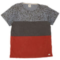 Quiksilver Herre T-shirt Top Stor flerfarvet Colourblock Bomuld