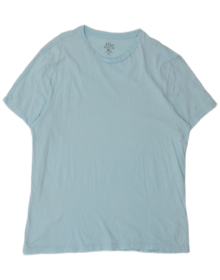 J. Crew Herre T-Shirt Top Stor Blå Bomuld