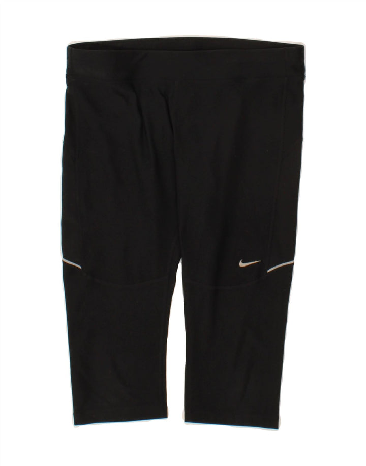NIKE Womens Dri Fit Capri Tracksuit Trousers UK 14 Medium  Blue Polyester Vintage Nike and Second-Hand Nike from Messina Hembry 
