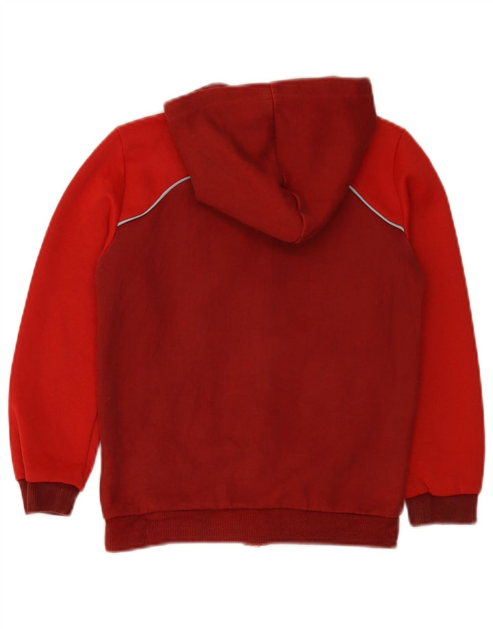 Puma Boys Ferrari hættetrøje med lynlås 7-8 år Rød Colourblock Polyester