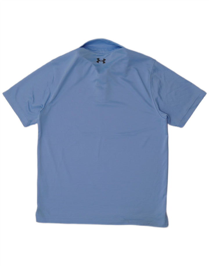 Under Armour Herre Polo Shirt Stor Blå Polyester