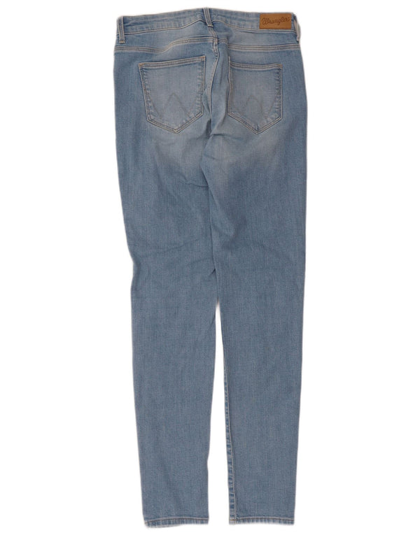 Wrangler Dame Skinny Jeans W28 L32 Blå Bomuld