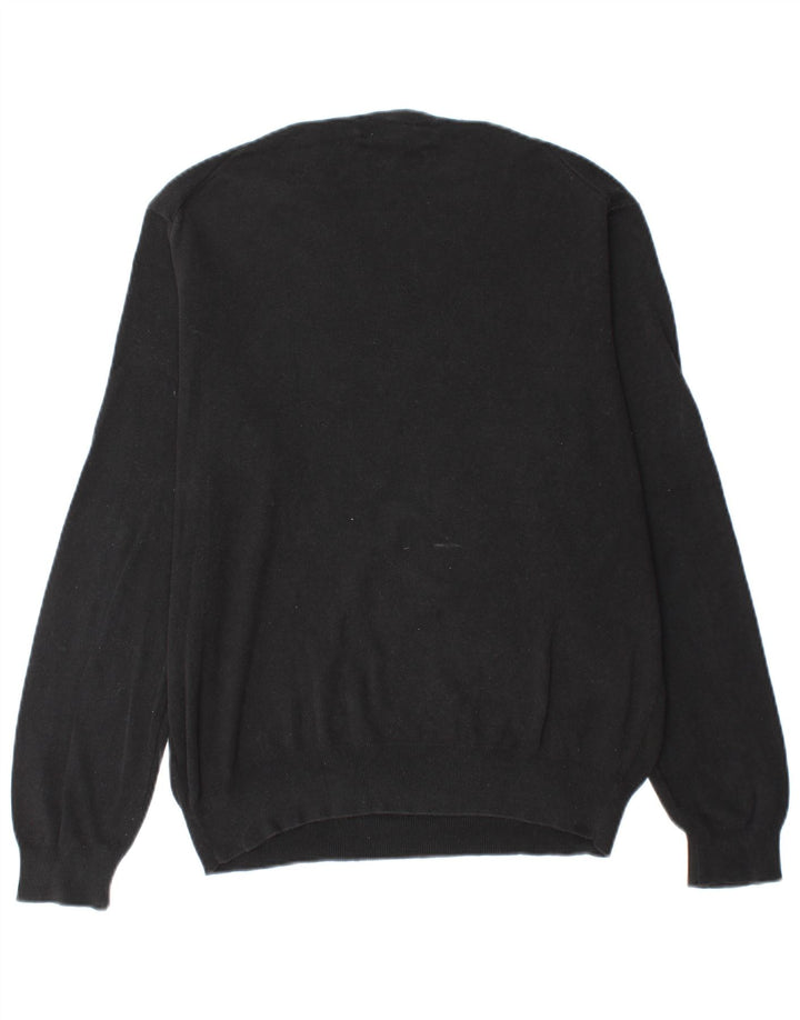 POLO RALPH LAUREN Herre V-hals sweater Medium Sort Bomuld