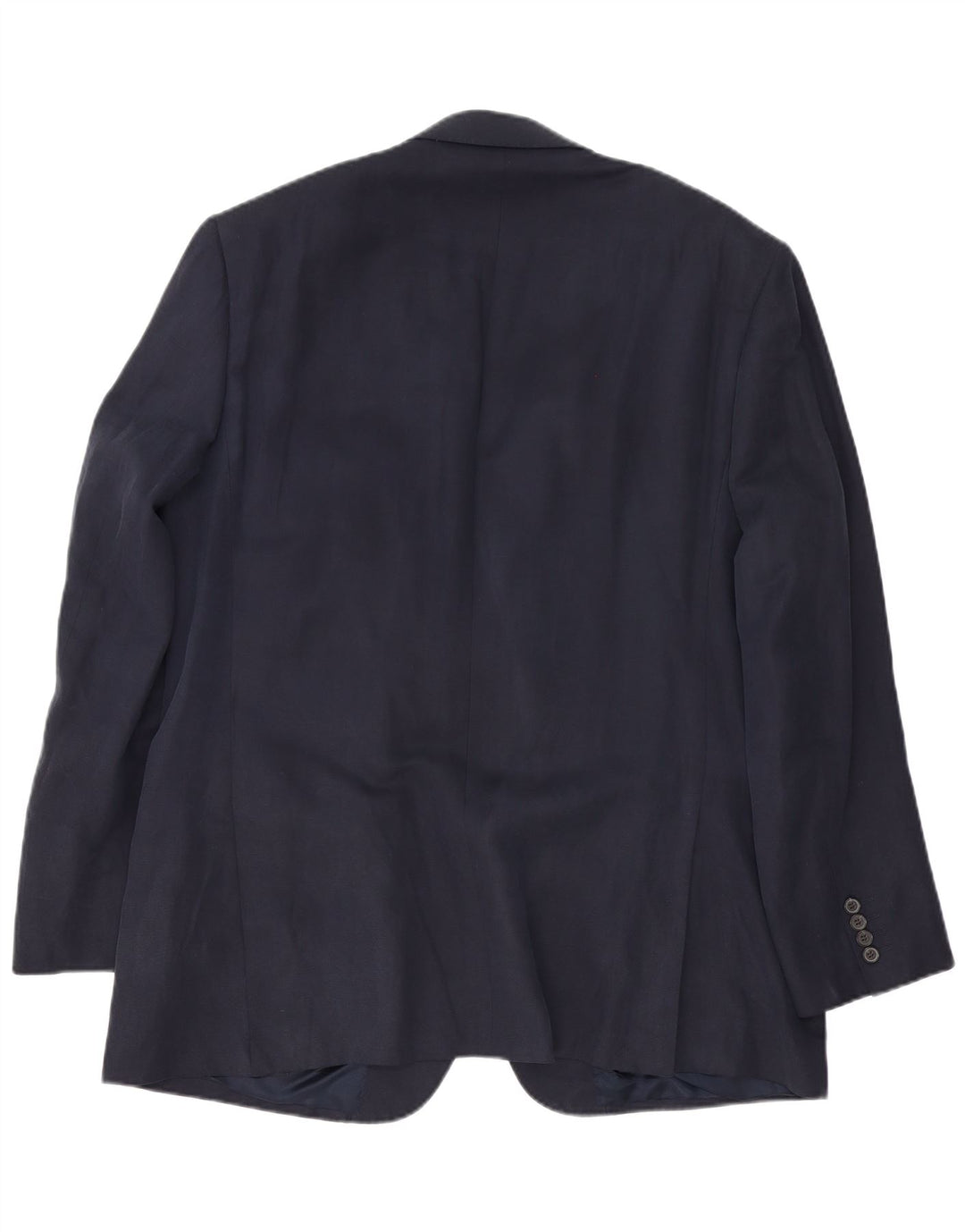Marks & Spencer Herre 2-knaps blazerjakke UK 46 XL marineblå silke