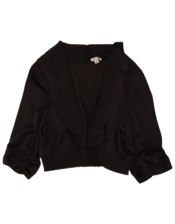 Marks & Spencer Womens Autograph Kortærmet Bolero Top UK 18 XL Sort