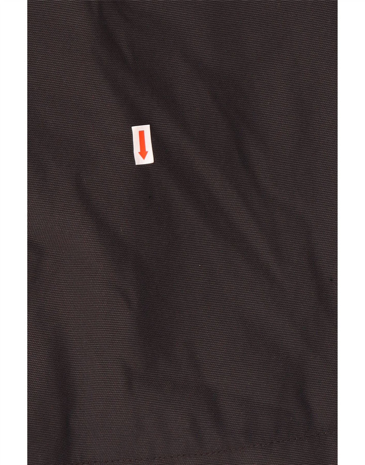 BURBERRY Overfrakke til mænd UK 40 Large Black Polyamid Classic