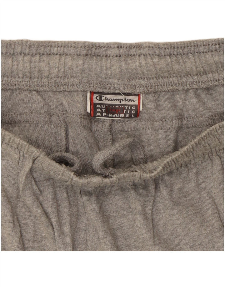 Champion Sports Shorts til mænd, store, grå flækkede