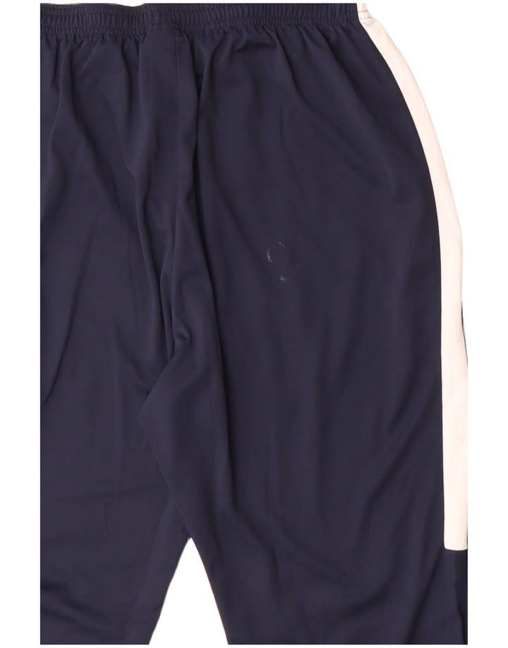 Nike Herre Dri Fit træningsdragt Bukser XL Navy Blue Colourblock Polyester