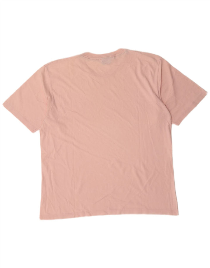 Champion Herre T-Shirt Top XL Pink Bomuld