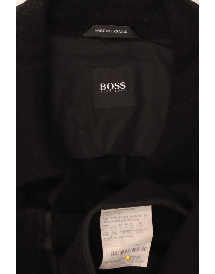 Hugo Boss Herre Utility Jacket EU 54 2XL Sort Uld