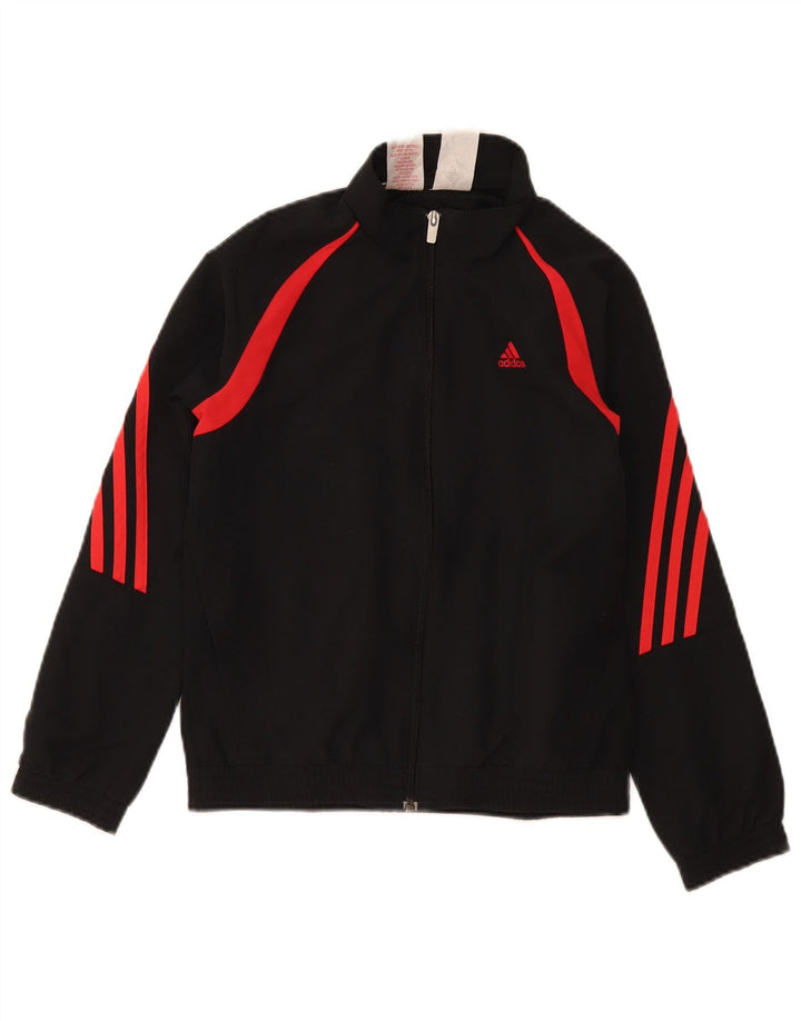 Adidas drenge grafisk træningsdragt topjakke 9-10 år Sort Colourblock