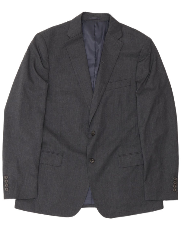 John Lewis Herre 2-knaps blazerjakke UK 44 2XL Grå Polyester