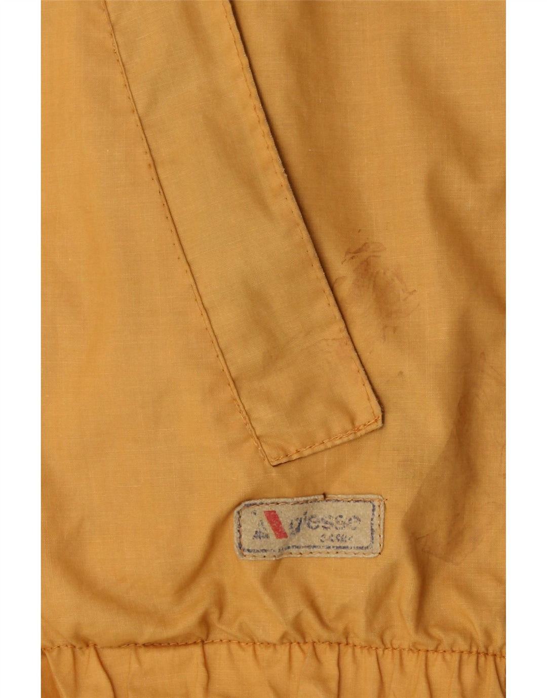 VINTAGE Mens Reversible Jacket UK 40 Large Yellow Cotton Vintage Vintage and Second-Hand Vintage from Messina Hembry 