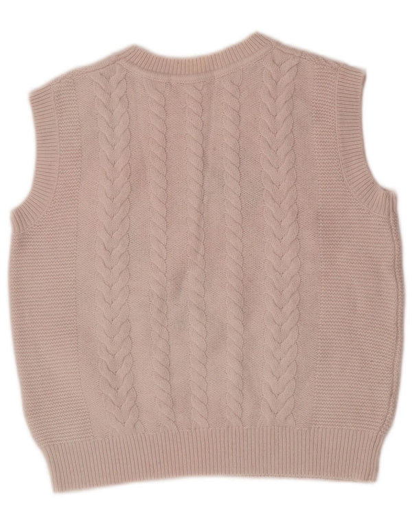 Boden Dame Oversized Vest Tank Top UK 6 XS Off White Floral Polyamid