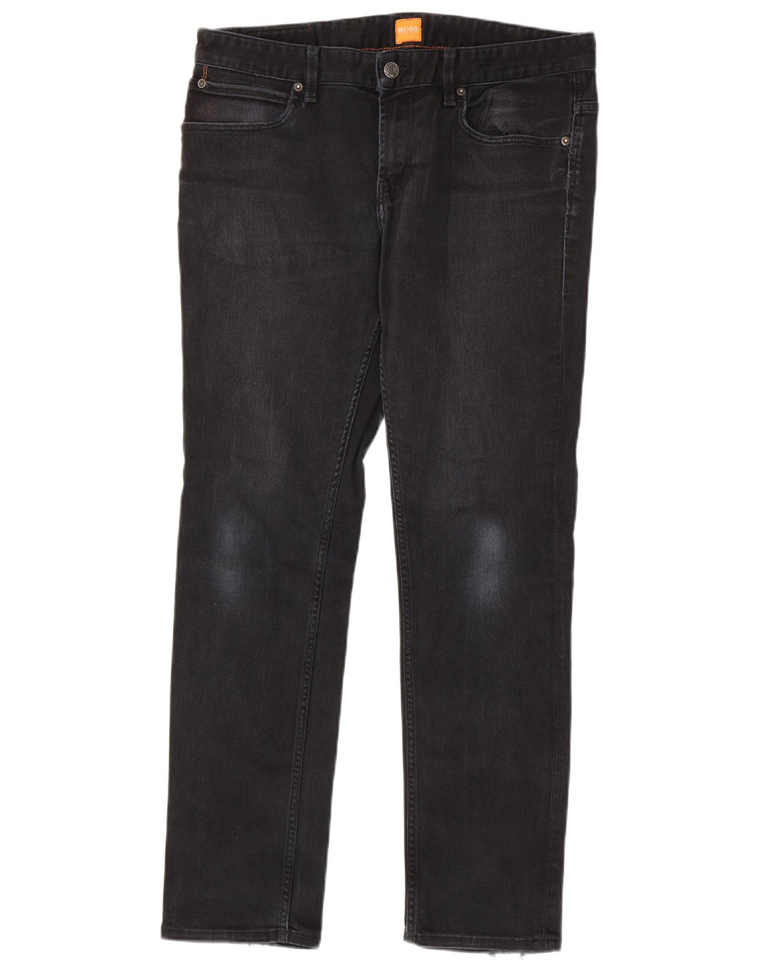 Hugo Boss Herre Slim Jeans W34 L32 Sort Bomuld