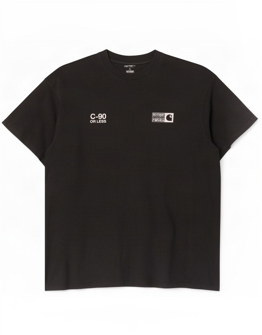 Carhartt Herre Grafisk T-Shirt Top XL Sort Bomuld