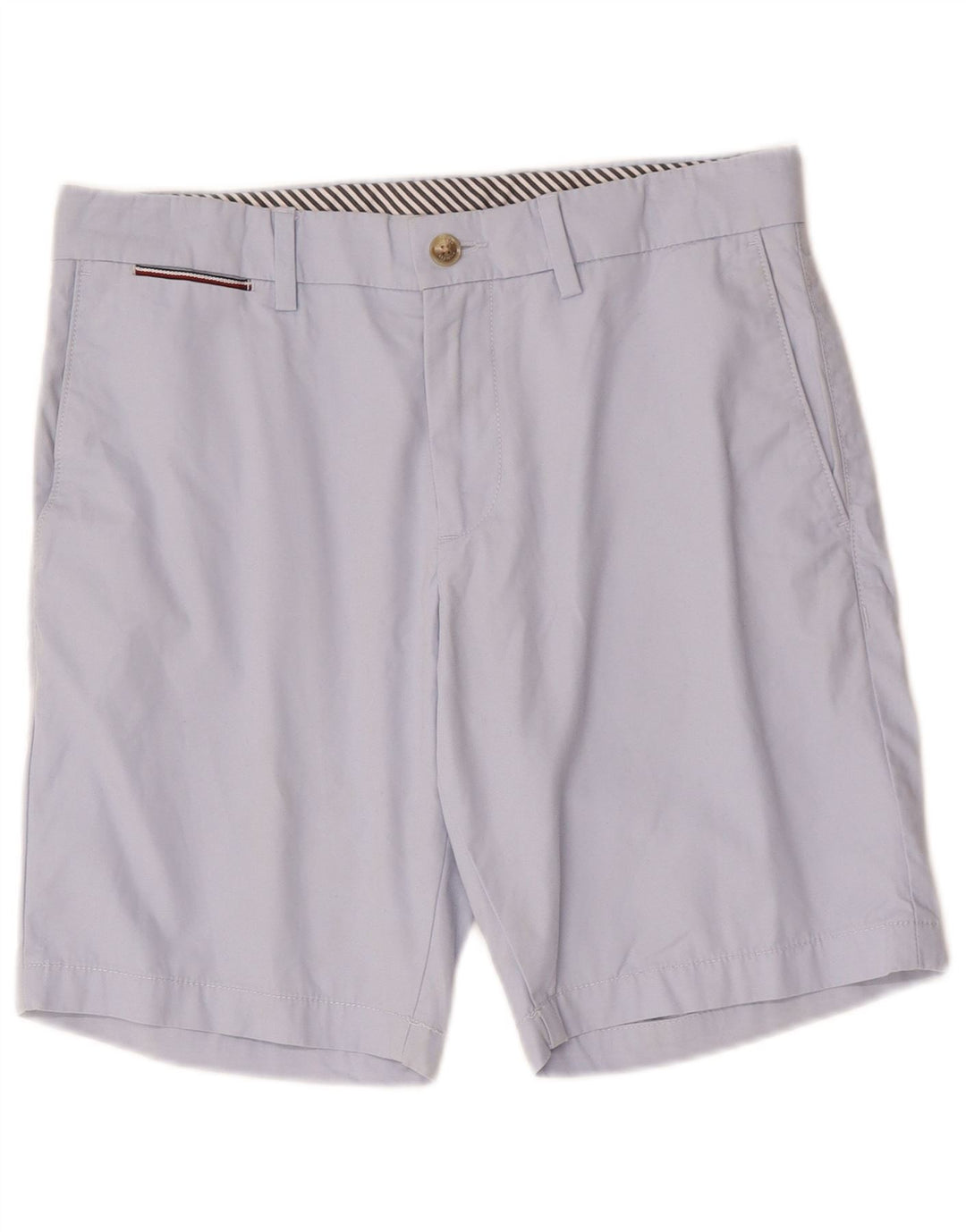 Tommy Hilfiger Herre Chino Shorts W32 Medium Blue Bomuld
