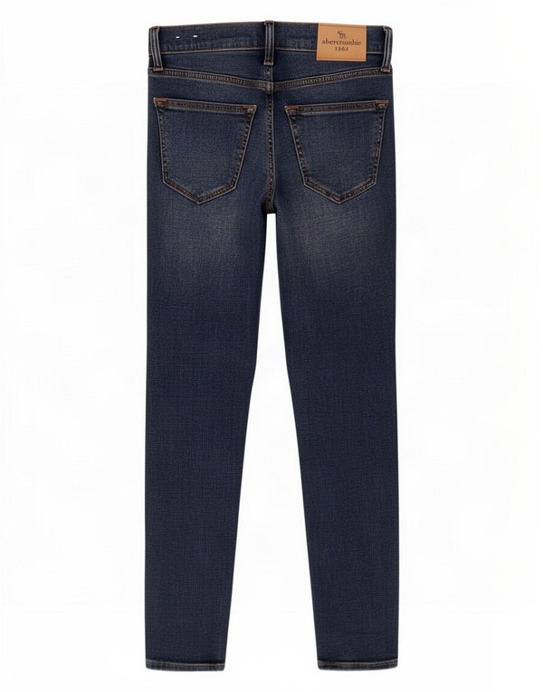 Abercrombie & Fitch Boys Distressed Skinny Jeans 13-14 år W28 L26 Blå