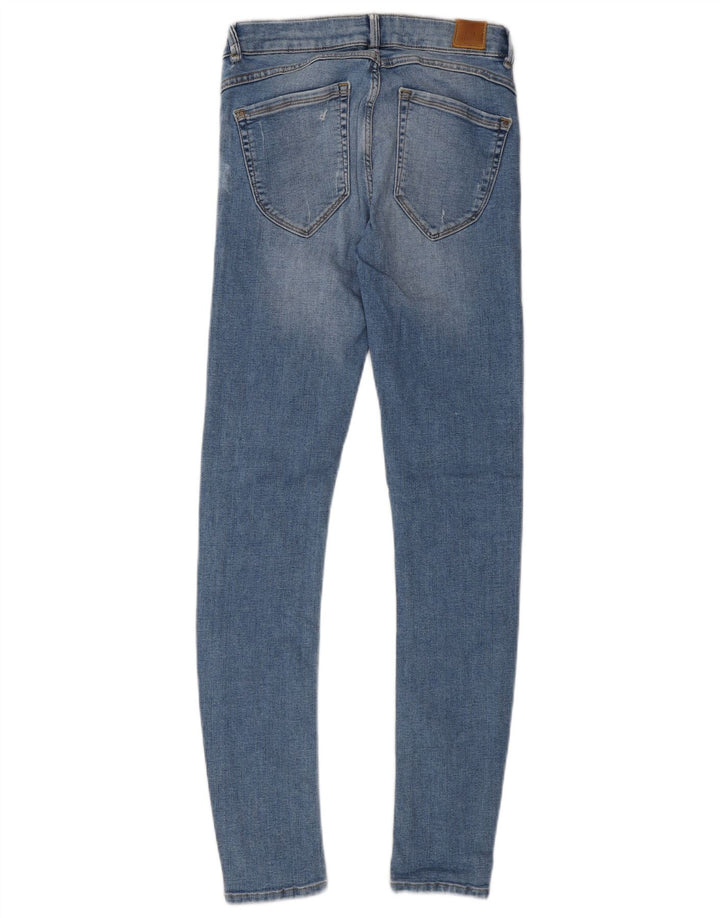 Zara Dame Skinny Jeans W25 L28 Blå