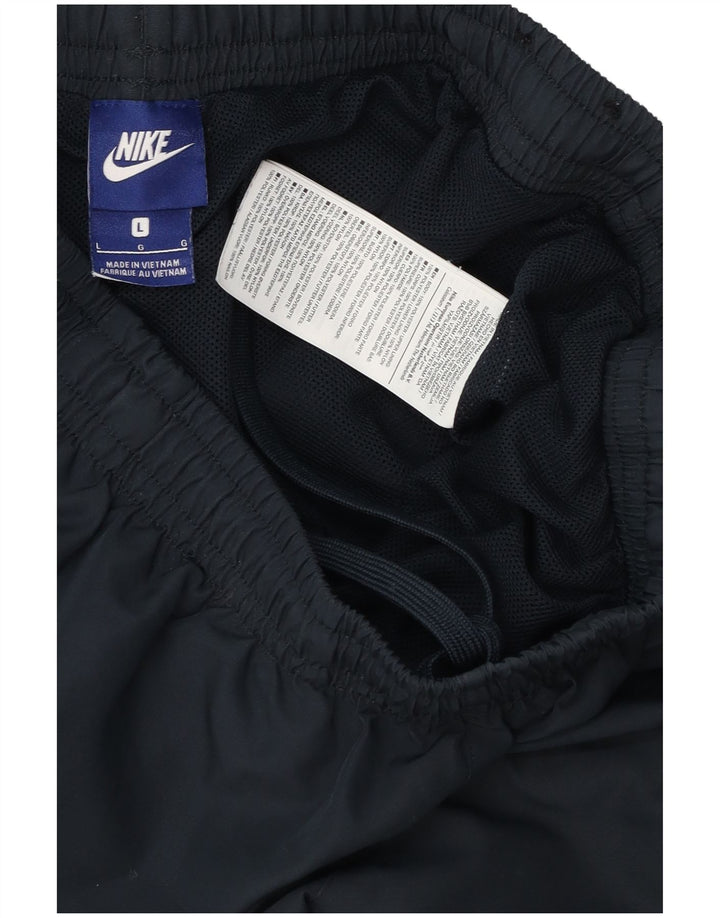 Nike Træningsdragt bukser til mænd Joggers Large Navy Blue Polyester