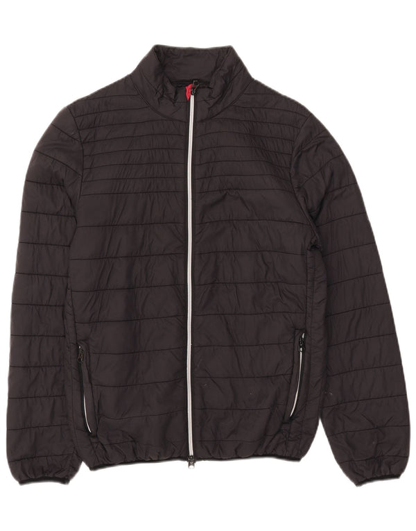French Connection Mens Padded Jacket UK 36 Small Black Polyamide