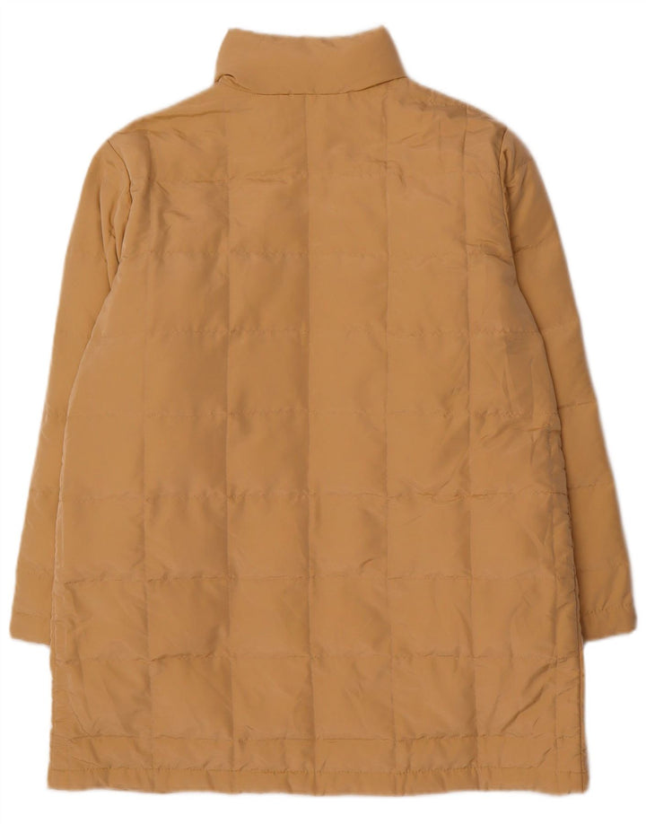 Max Mara Dame Weekend Oversized Polstret Jakke UK 10 Lille Gul