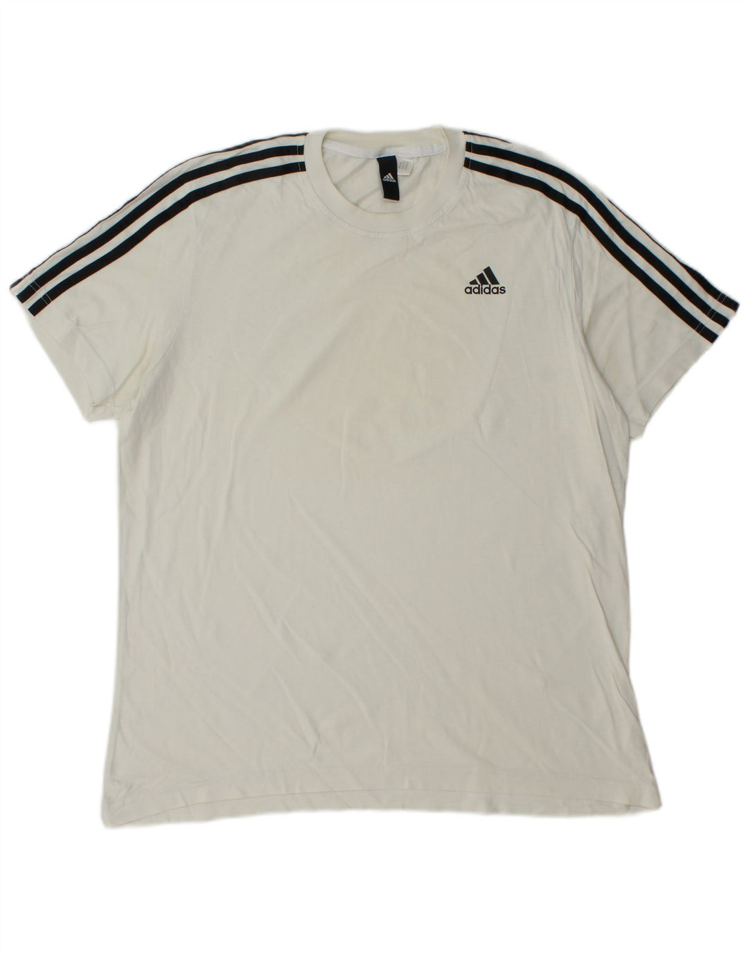 ADIDAS Herre T-Shirt Top Medium White