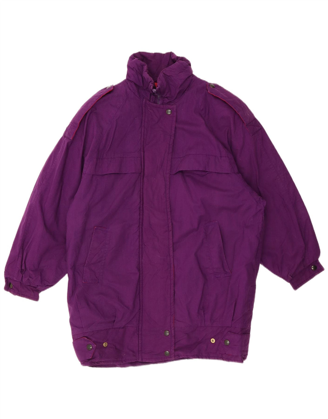 LONDON FOG Dame Military Windbreaker Jacket US 6 Medium Purple