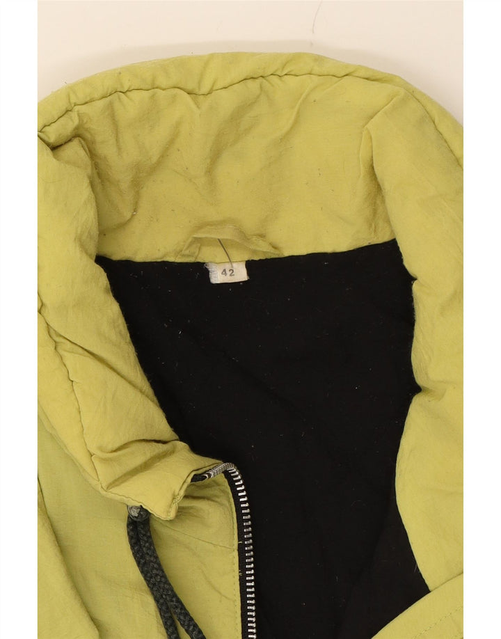 VINTAGE Womens Windbreaker Jacket IT 42 Medium Yellow Polyamide Vintage Vintage and Second-Hand Vintage from Messina Hembry 