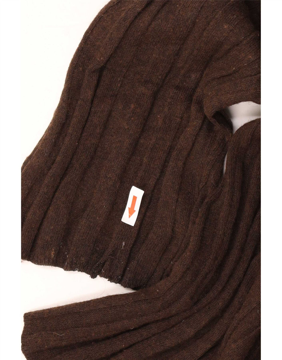 Zara Dame Oversized Crew Neck Jumper Sweater UK 14 Medium Brun Polyamid