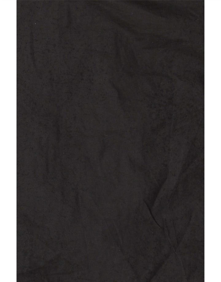 Adidas Herre Hooded Bomber Jacket UK 40 Large Black Colourblock Polyester