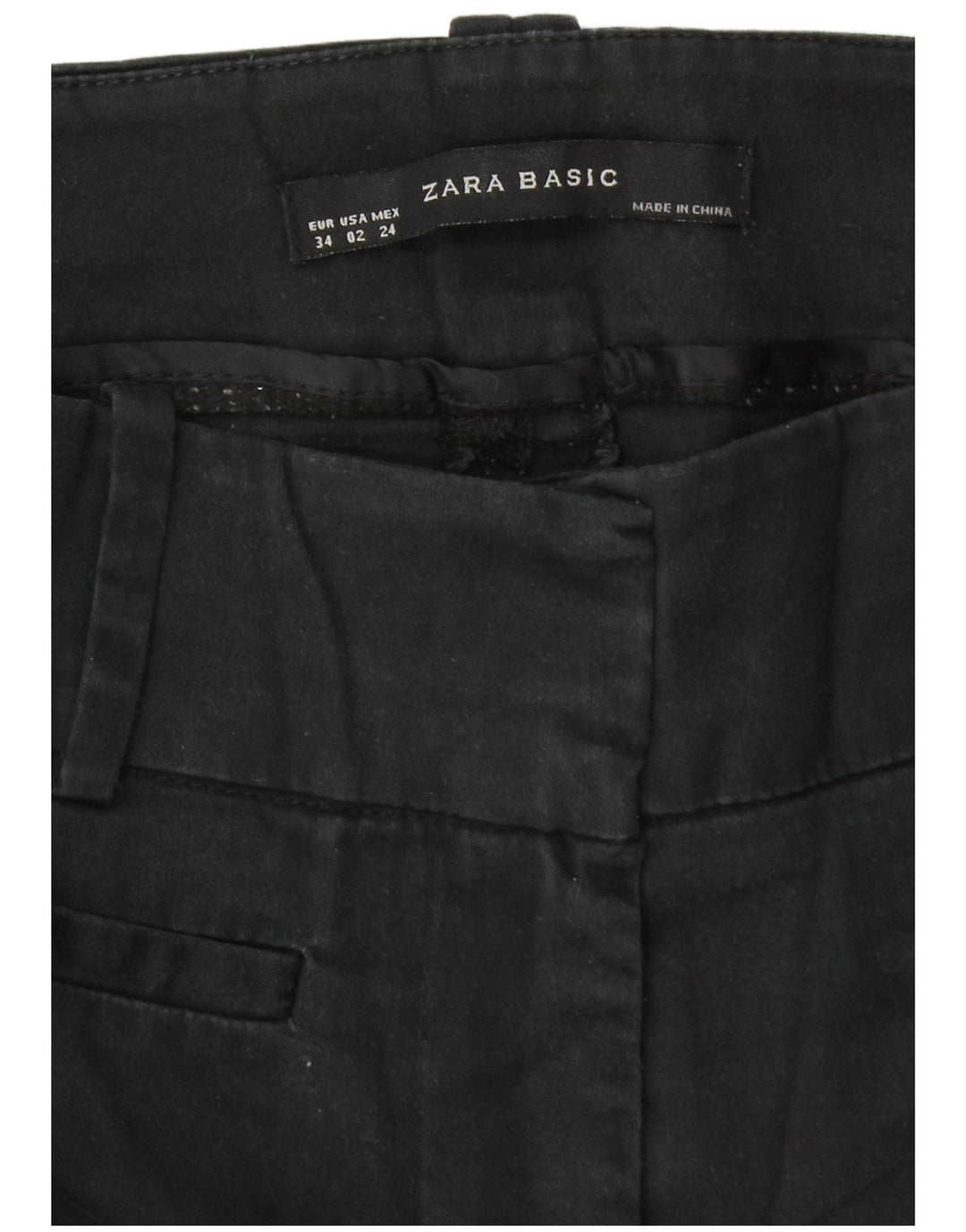 Zara Casual Shorts til kvinder EU 34 2XS W24 Grå