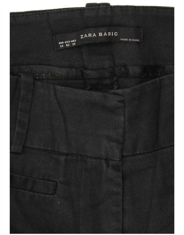 Zara Casual Shorts til kvinder EU 34 2XS W24 Grå