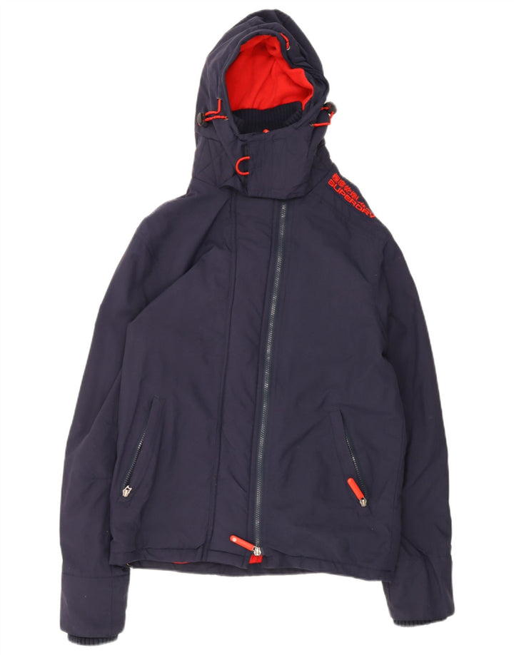 Superdry Herre grafisk vindjakke UK 36 Small Navy Blue