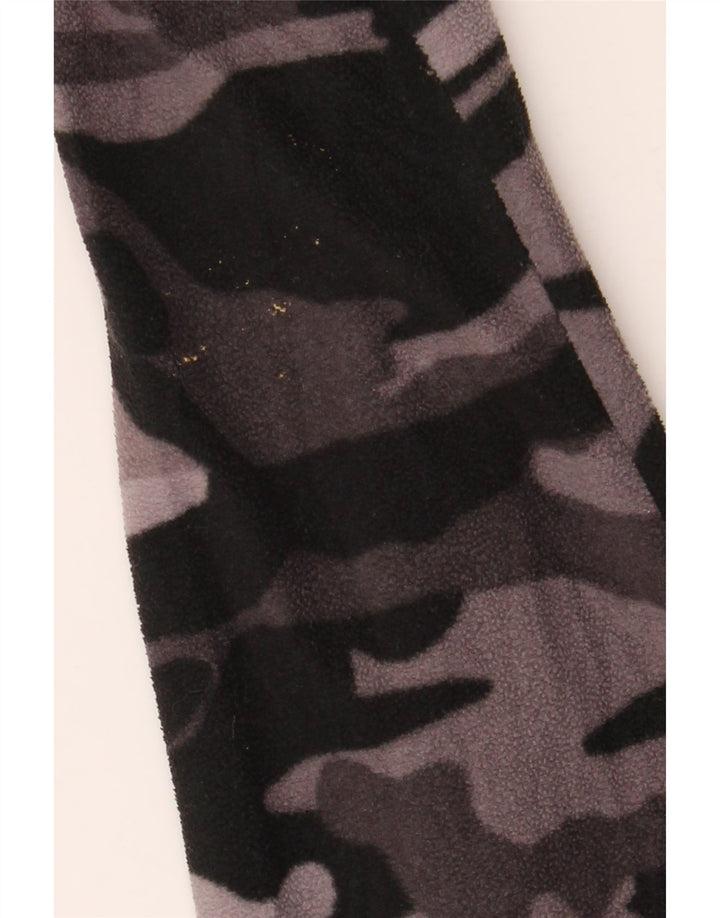 STARTER Fleecejakke til mænd UK 42/44 Large Grey Camouflage Polyester