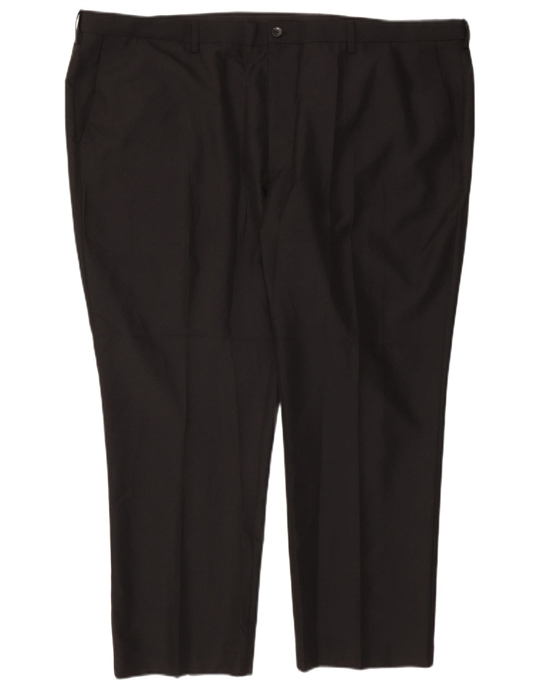 Marks & Spencer Herre Regular Fit Chinobukser W50 L29 Sort polyester