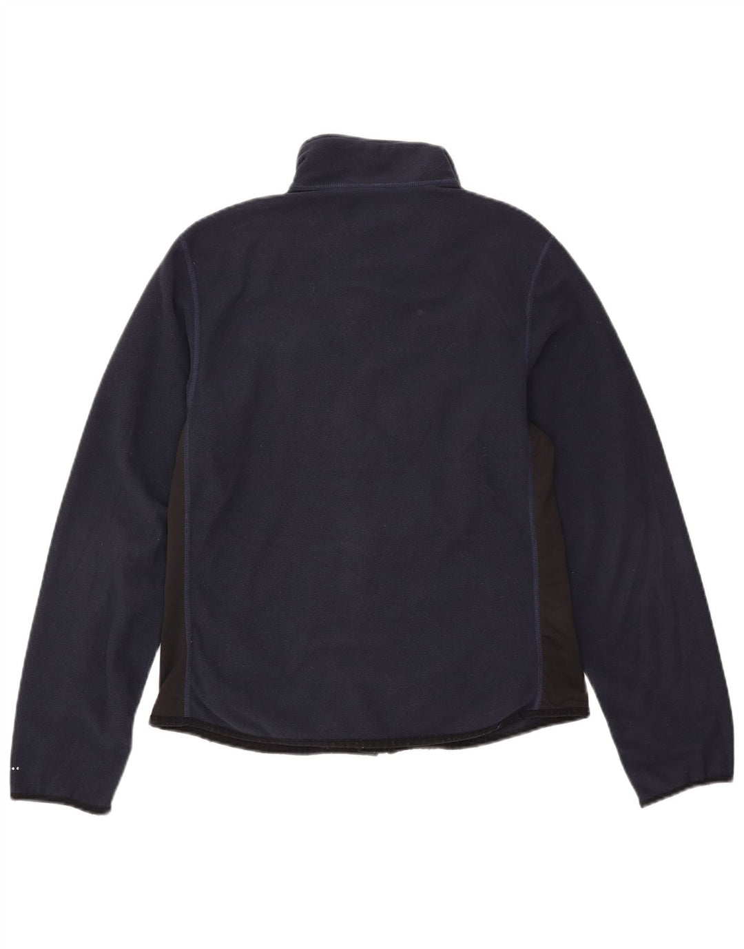 Nike dame fleecejakke US 12/14 Large Navy Blue Colourblock Polyester