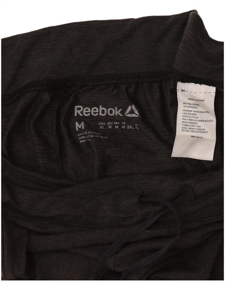Reebok Sportsshorts til kvinder UK 12 Medium Grey Colourblock Polyester