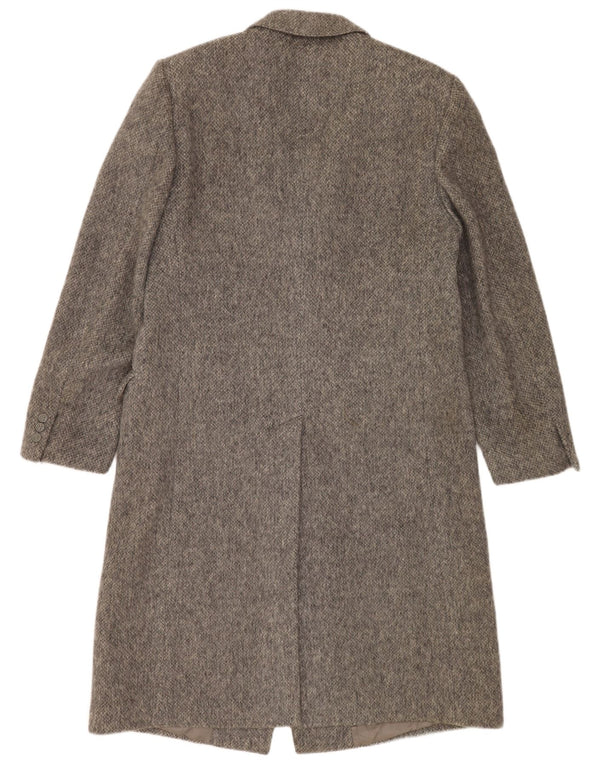 Lebole Herre Overfrakke UK 36 Small Grey Virgin Wool