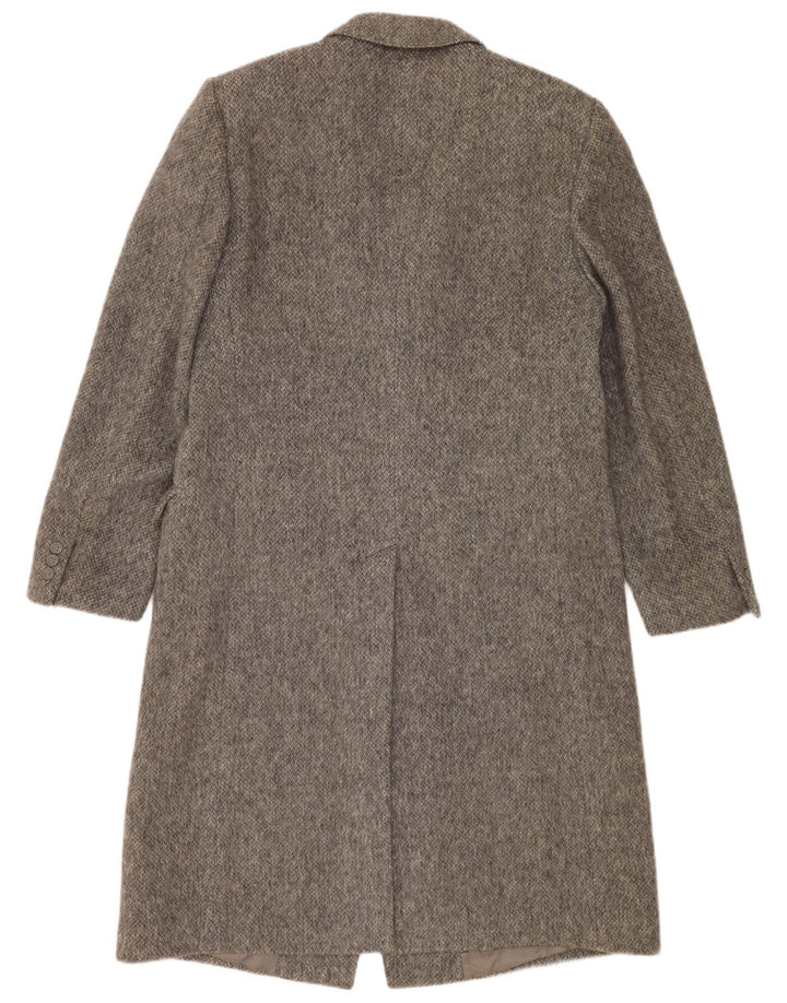 Lebole Herre Overfrakke UK 36 Small Grey Virgin Wool